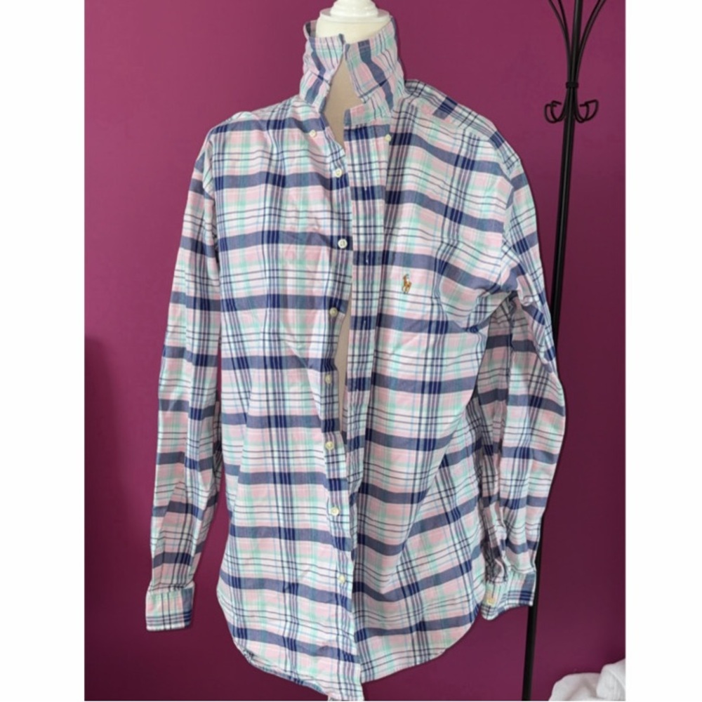 MENS Ralph Lauren Multicolor Plaid Shirt - Picture 3 of 4